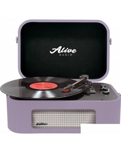 Виниловый проигрыватель Stories (сиреневый) Alive audio
