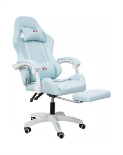 Игровое (геймерское) кресло 1584 (ткань, голубой) Calviano