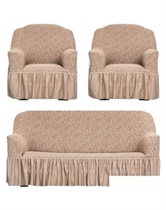 Пледы, покрывала Престиж Стандарт Венеция 00903 (капучино) Софатэкс