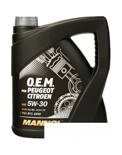 Моторное масло O.E.M. for peugeot citroen 5W-30 4л Mannol