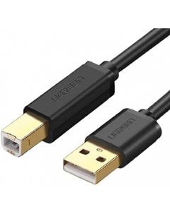 Кабель US135 USB Type-A - USB Type-B (1.5 м, черный) Ugreen