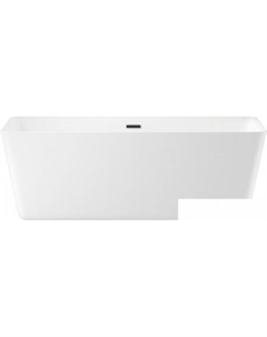 Ванна DeSire 175,5x76 231503003 (отдельностоящая ванна белый глянец, экран, ножки, сифон-автомат матовый черный) Wellsee