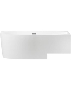 Ванна Belle Spa 2.0 170x75 235806003 (пристенная ванна (правая) белый глянец, экран, каркас, сифон-автомат матовый черный) Wellsee