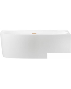 Ванна Belle Spa 2.0 170x75 235806004 (пристенная ванна (правая) белый глянец, экран, каркас, сифон-автомат золото) Wellsee