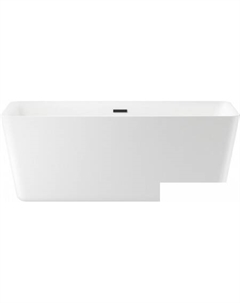 Ванна DeSire 159,5x77 231501003 (отдельностоящая ванна белый глянец, экран, ножки, сифон-автомат матовый черный) Wellsee