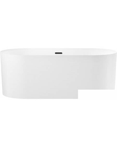 Ванна Chalice Perfection 166x77 230601003 (отдельностоящая ванна белый глянец, экран, ножки, сифон-автомат матовый черный) Wellsee