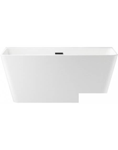 Ванна Graceful Pro 140x74 230901003 (отдельностоящая ванна белый глянец, экран, ножки, сифон-автомат матовый черный) Wellsee