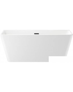 Ванна Graceful Pro 150x77 230902003 (отдельностоящая ванна белый глянец, экран, ножки, сифон-автомат матовый черный) Wellsee