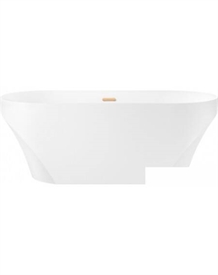 Ванна Croquis 166x77 230301004 (отдельностоящая ванна белый глянец, экран, ножки, сифон-автомат золото) Wellsee