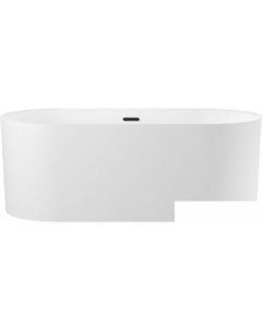 Ванна Chalice Perfection 166x77 230602003 (отдельностоящая ванна матовый белый, экран, ножки, сифон-автомат матовый черный) Wellsee