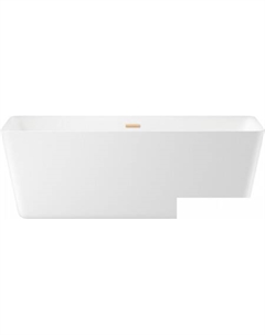 Ванна DeSire 175,5x76 231503004 (отдельностоящая ванна белый глянец, экран, ножки, сифон-автомат золото) Wellsee