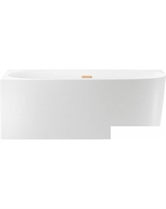 Ванна Belle Spa 2.0 160x75 235802004 (пристенная ванна (левая) белый глянец, экран, каркас, сифон-автомат золото) Wellsee