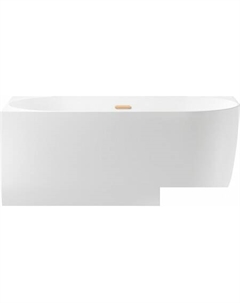 Ванна Belle Spa 150x75 235701004 (пристенная ванна (левая) белый глянец, экран, каркас, сифон-автомат золото) Wellsee