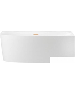 Ванна Belle Spa 2.0 160x75 235803004 (пристенная ванна (правая) белый глянец, экран, каркас, сифон-автомат золото) Wellsee