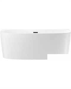 Ванна Belle Spa 2.0 160x75 235801003 (пристенная ванна белый глянец, экран, ножки, сифон-автомат матовый черный) Wellsee