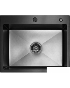 Кухонная мойка FS-5848HN Honeycomb Nano black ECO (+501F40-B) Blantek