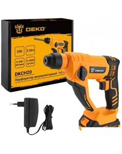 Перфоратор DKCH20 (с 1-им АКБ) Deko