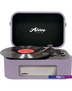 Виниловый проигрыватель Stories (сиреневый) Alive audio