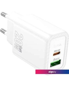 Сетевое зарядное N61 (белый) Hoco