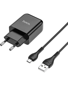 Сетевое зарядное N2 microUSB (черный) Hoco