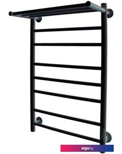 Полотенцесушитель Ferrum Вид 10 СНШ 80x50 с полкой (черный матовый, таймер справа) Маргроид