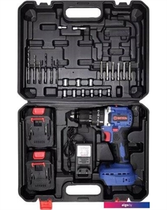 Ударная дрель-шуруповерт ДА-1020-У13М 18012027 (с 2-мя АКБ, кейс, набор оснастки) Витязь