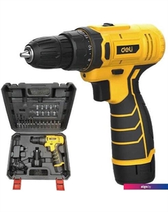 Дрель-шуруповерт EDL-DZ12-6A2 (с 1-им АКБ, кейс) Deli