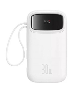 Внешний аккумулятор QPow 2 Power Bank 20000mAh (белый) Baseus