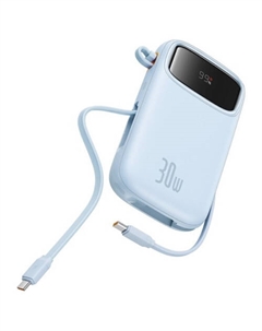 Внешний аккумулятор QPow 2 Power Bank 20000mAh (голубой) Baseus