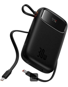 Внешний аккумулятор QPow 2 Power Bank 20000mAh (черный) Baseus