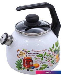 Чайник со свистком Вкусный компот 4с209я Стальэмаль