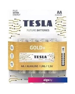 Батарейка Batteries Gold+ AA LR06 1.5V 1099137206 4 шт Tesla