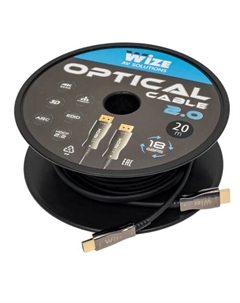 Кабель HDMI - HDMI AOC-HM-HM-20M (20 м, черный) Wize