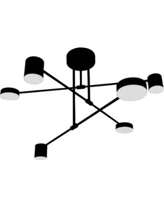 Потолочный светильник Mirastyle Диод XL-21015/3+3 BK