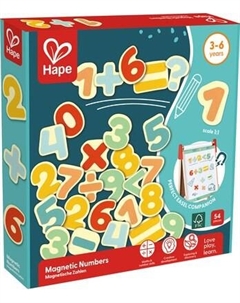 Развивающий игровой набор Hape Магнитные цифры Учимся считать / E2007_HP