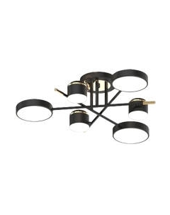 Потолочный светильник Mirastyle Диод MH-3231/6 BK+FGD