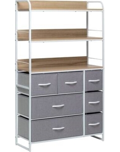 Тумба Leset Ноа с полками 7 ящиков Импэкс