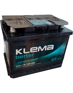 Автомобильный аккумулятор Klema Better 6CT-65 АзЕ