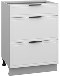 Шкаф-стол кухонный Arvento Корнелия Флок-плюс НШ60р3ш без столешницы