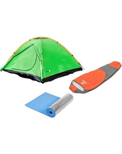 Палатка Sundays GC-TT003 со спальным мешком и туристическим ковриком