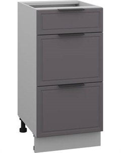 Шкаф-стол кухонный Arvento Корнелия Флок-плюс НШ40р3ш без столешницы