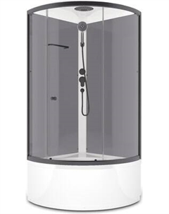 Душевая кабина Domani-Spa Simple 99 high Black / DS01Sm99HGrCl00.Gt-V1.2-Black Domani-spa