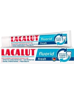 Зубная паста Lacalut Fluorid fresh