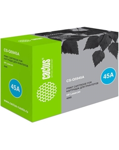 Картридж лазерный CS-Q5945A Q5945A (черный) Cactus