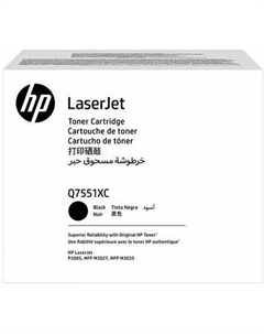Картридж лазерный Q7551XC (черный) Hp