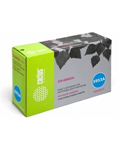 Картридж лазерный CS-Q5953A Q5953A пурпурный (10000стр.) для HP CLJ 4700 Cactus