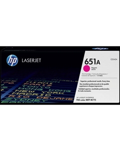 Картридж лазерный 651A CE343A пурпурный (16000стр.) для LJ 700/775 Hp