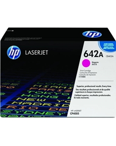 Картридж лазерный 642A CB403A пурпурный (7500стр.) для CLJ CP4005 Hp