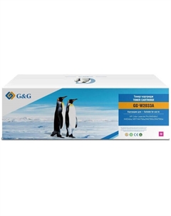 Картридж лазерный GG-W2033A 415A (пурпурный) G&g