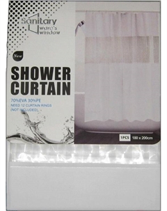 Шторка-занавеска для ванны DomiNado 180x200 / VN-W Dominado